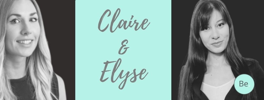 Headshots of Claire and Elyse